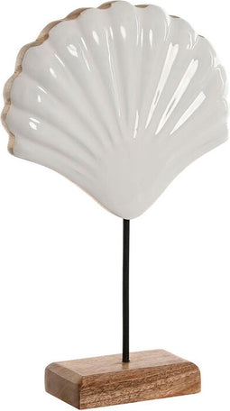 Decoratieve figuren Home ESPRIT Wit Natuurlijk Schelp Mediterrane 17 x 5 x 29 cm