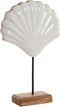 Decoratieve figuren Home ESPRIT Wit Natuurlijk Schelp Mediterrane 17 x 5 x 29 cm
