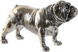 Decoratieve figuren Home ESPRIT Zilverkleurig Hond Loft 28,5 x 11 x 16 cm