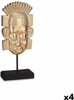 Decoratieve figuren Indiaas Gouden 17,5 x 36 x 10,5 cm (4 Stuks)
