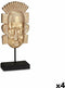Decoratieve figuren Indiaas Gouden 17,5 x 36 x 10,5 cm (4 Stuks)