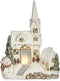 Decoratieve figuren Kerstmis LED Licht Huis Polyresin (18 x 54 x 42 cm)