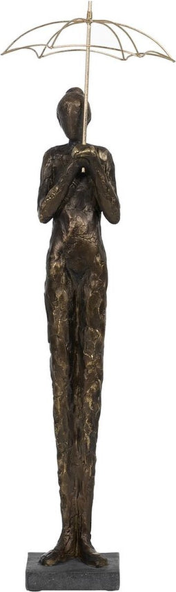Decoratieve figuren Koper Vrouw 18 x 16 x 63 cm