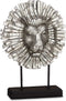 Decoratieve figuren Leeuw Zilverkleurig 28 x 38,5 x 11,5 cm (4 Stuks)