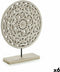 Decoratieve figuren Mandala Wit 30 x 36 x 7 cm (6 Stuks)