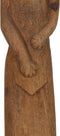 Decoratieve figuren Natuurlijk Afrikaan 14,5 x 9 x 38,5 cm (2 Stuks)