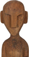 Decoratieve figuren Natuurlijk Afrikaan 14,5 x 9 x 38,5 cm (2 Stuks)