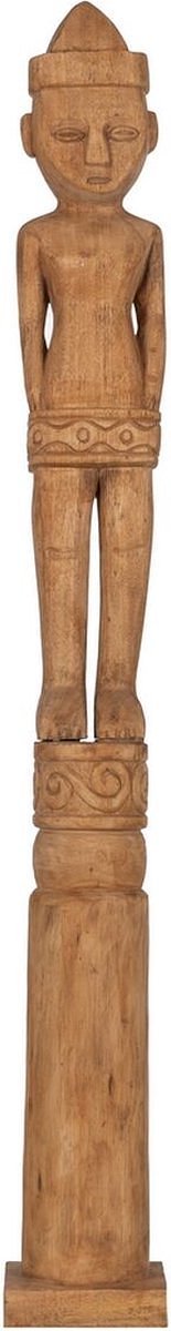 Decoratieve figuren Natuurlijk Afrikaan 14 x 14 x 113 cm