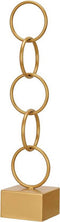 Decoratieve figuren Ringen Gouden Metaal (12,5 x 60,5 x 12,5 cm)