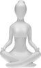 Decoratieve figuren Versa Wit Yoga 12 x 20 x 10 cm Hars