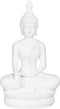 Decoratieve figuren Wit Boeddha 24 x 14,2 x 41 cm