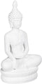 Decoratieve figuren Wit Boeddha 24 x 14,2 x 41 cm