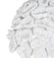 Decoratieve figuren Wit Koraal 23 x 22 x 11 cm