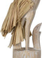 Decoratieve figuren Wit Natuurlijk Reiger 20 x 10 x 62 cm
