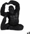 Decoratieve figuren Yoga Gorilla Zwart 15,2 x 31,5 x 26,5 cm (3 Stuks)