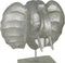 Decoratieve figuren Zilverkleurig Olifant 35 x 21 x 35 cm