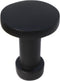 Decoratieve haken - ø33x77 - Gepoedercoat zwart