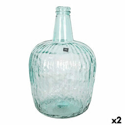 Decoratieve Karaf La Mediterránea Apple Glas (2 Stuks)