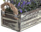 Decoratieve plant DKD Home Decor 30 x 12 x 21 cm Hout Lila Polyethyleen Fuchsia (2 Stuks)