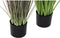 Decoratieve plant DKD Home Decor 40 x 40 x 150 cm Roze Lila Polyethyleen PVC (2 Stuks)