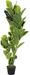 Decoratieve plant DKD Home Decor Groen PE (40 x 40 x 120 cm)