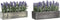 Decoratieve plant DKD Home Decor Hout Polyethyleen 32 x 14 x 19,5 cm (2 Stuks)
