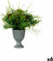 Decoratieve plant Fluitglas Plastic 21 x 30 x 21 cm (6 Stuks)
