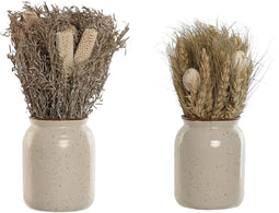 Decoratieve plant Home ESPRIT Bloem 13 x 13 x 25 cm (2 Stuks) (12 Stuks)