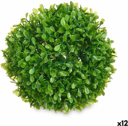 Decoratieve plant Klot Plastic 17 x 13,5 x 17 cm (12 Stuks)