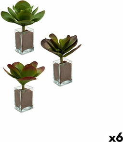 Decoratieve plant Lakens Groot Tweekleurig Plastic 27 x 29 x 27 cm (6 Stuks)