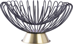 Decoratieve Schaal Malibu 125 Zwart / Goud