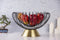 Decoratieve Schaal Malibu 125 Zwart / Goud
