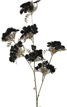 Decoratieve Tak Hydrangea - Zwart - 84 cm