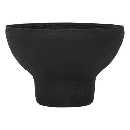 Decorative bowl Skala Anthracite / Cotton maché