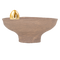 Decorative bowl Zuni Brown / Cotton maché