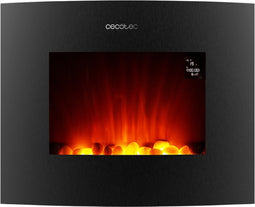 Decorative Electric Chimney Breast Cecotec Ready Warm 2650 Curved Flames Connected Black 1000 - 2000 W