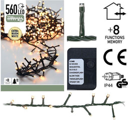 Decorative Lighting Micro Cluster Kerstverlichting - 11 meter - extra warm wit - 560 LED's