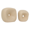 Decorative object Fratelli, set of 2 Natural / Ceramic