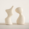 Decorative object Merla, Set of 2 Natural / Ecomix