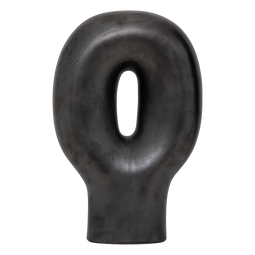 Decorative object Orobie Black / Ceramic
