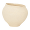 Decorative pot Sandia, XL Natural / Cotton maché