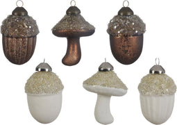 Decoris Glazen Hanger Met Kralen - Kersthanger