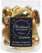 Decoris Glazen Hartjes Kersthangers - 40 mm - Lichtgoud - 2 x 12 Hartjes