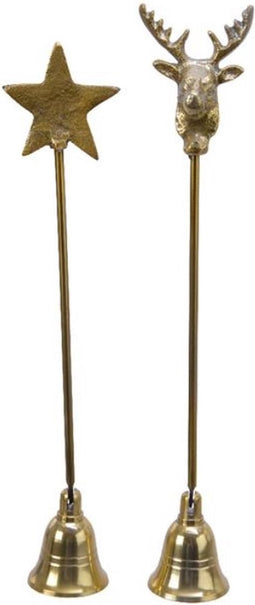 Decoris Kaarsendover aluminium goud (1 stuk) assorti - Kerst