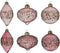 Decoris Kerstbal - Glas Met Rand - Kersthanger