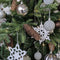 Decoris kerstballen - 12 stuks - kunststof - 6cm