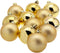 Decoris kerstballen - 12 stuks - kunststof - 6cm