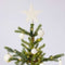 Decoris kerstballen mix - 33 Stuks - Wolwit - Inclusief piek - ø 6 cm