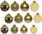 Decoris kerstballen mix - 42 Stuks - Glas - Goud