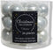 Decoris kerstballenmix - 24 stuks - 2,5cm - Glas - Transparant